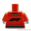 トルソー - F1レーススーツ：[Reddish Orange / レディッシュオレンジ ]