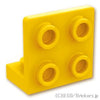 ブラケット 1 x 2 - 2 x 2 - 逆：[Yellow / イエロー]