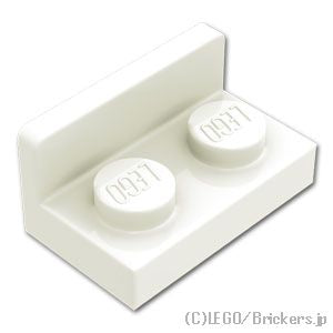 LEGO® パーツ 6070698 ブラケット 1 x 2 - 1 x 2 - 逆：[White / ホワイト] 99780-001 