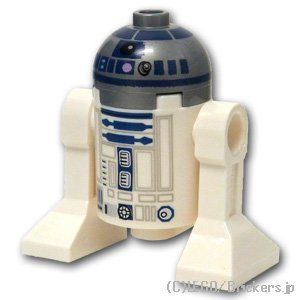 R2-D2 フラットシルバーヘッド(ラベンダードット) 【SW0527a】