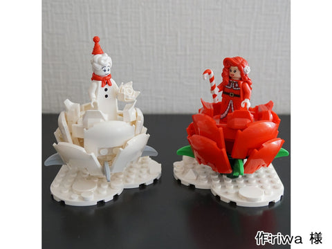 riwa様の作品『サンタガールと雪だるまガール』