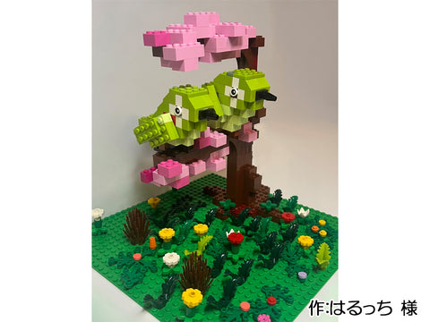 メジロの親子（はるっち 様）