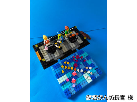 水面に映る花火と夏の宴（きかん坊長官 様）