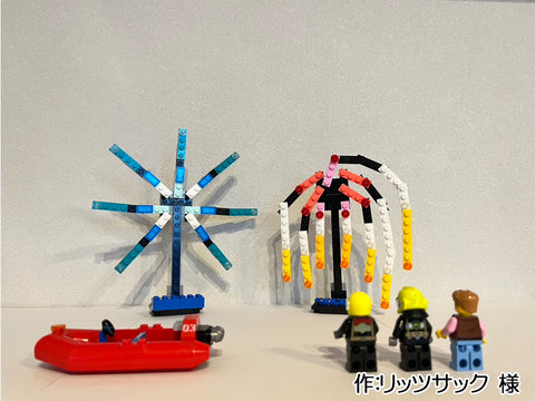 家族で花火鑑賞（リッツサック 様）