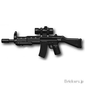 LEGO® パーツ アサルトライフル 89式小銃 スコープ バイポット 89RS：[Black / ブラック] cp-sdt-89rs-026 