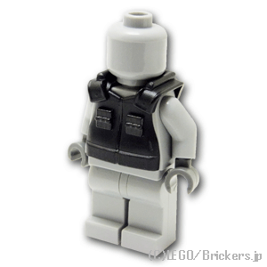 LEGO® パーツ タクティカルベスト AA1：[Black / ブラック] cp-sdt-aa1-026 