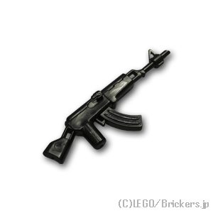 LEGO® パーツ  アサルトライフル AK-47：[Black / ブラック] cp-sdt-ak47-026