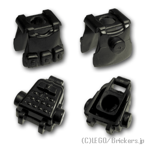 LEGO® パーツ タクティカルベスト B10 BA16バックパック付き：[Black / ブラック] cp-sdt-b10ba16-026 