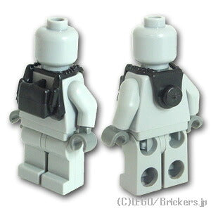 LEGO® パーツ スキューバギア BCD-R3：[Black / ブラック] cp-sdt-bcdr3-026 
