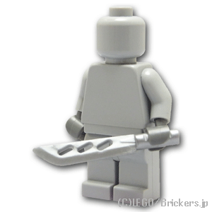 LEGO® パーツ マチェット：[Flat Silver / フラットシルバー風] cp-sdt-be3x-179 