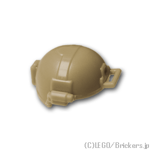 LEGO® パーツ アーミーヘルメット BK1X：[Dark Tan / ダークタン] cp-sdt-bk1x-138 