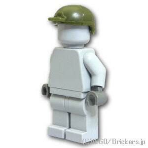 LEGO® パーツ アーミーヘルメット BK1X：[Tank Green / タンクグリーン] cp-sdt-bk1x-tg 
