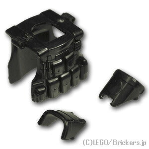 LEGO® パーツ タクティカルベスト BR1：[Black / ブラック] cp-sdt-br1-026 