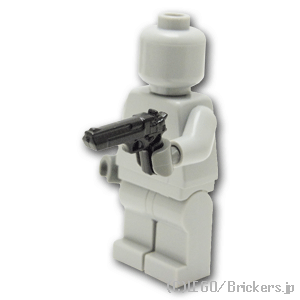 LEGO® パーツ ハンドガン デザートイーグル：[Black / ブラック] cp-sdt-de-026 