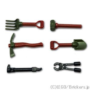 LEGO® カスタムパーツ ツールセットFSV6：[Reddish Brown / ブラウン] CP-SDT-FSV6-192 