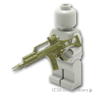 LEGO® パーツ アサルトライフル G36C：[Iron Green / アイアングリーン] cp-sdt-g36c-ig 