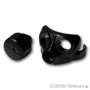 LEGO® パーツ ガスマスク GS00 CA1キャニスター付き：[Black / ブラック] cp-sdt-gs00ca1-026 