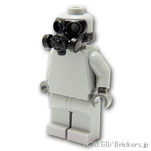 LEGO® パーツ ガスマスク GS00 CA3キャニスター付き：[Black / ブラック] cp-sdt-gs00ca3-026 