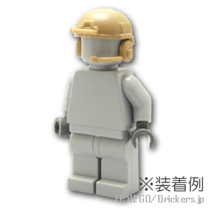 LEGO® パーツ ヘッドセット JS1：[Dark Tan / ダークタン] cp-sdt-js1-138 
