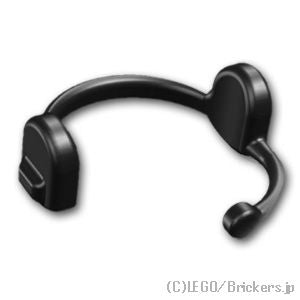 LEGO® パーツ  ヘッドセット JS3：[Black / ブラック] cp-sdt-js3-026