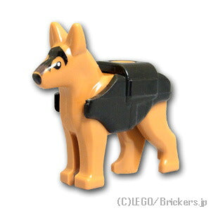 LEGO® パーツ 犬用ボディアーマー：[Black / ブラック] cp-sdt-k9-026 