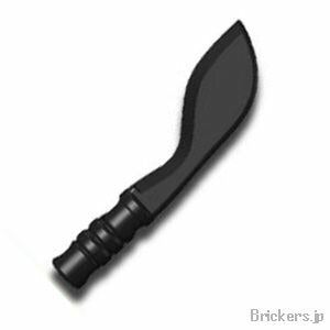 LEGO® パーツ ククリナイフ：[Black / ブラック] cp-sdt-kn-026 