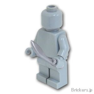 LEGO® パーツ ククリナイフ：[Flat Silver / フラットシルバー] cp-sdt-kn-179 