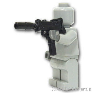 LEGO® パーツ サブマシンガン イングラムM11 サイレンサー付：[Black / ブラック] cp-sdt-m11-026 