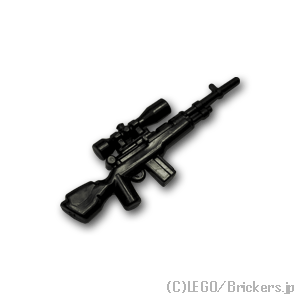 LEGO® パーツ  アサルトライフル M14A：[Black / ブラック] cp-sdt-m14a-026