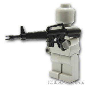 LEGO® パーツ アサルトライフル M16A1：[Black / ブラック] cp-sdt-m16a1-026 