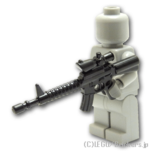 LEGO® パーツ アサルトライフル M16A2：[Black / ブラック] cp-sdt-m16a2-026 
