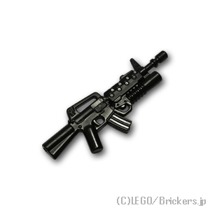 LEGO® パーツ  アサルトライフル M16SB：[Black / ブラック] cp-sdt-m16sb-026