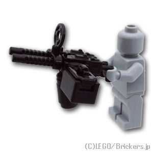 LEGO® パーツ ブローニング 2連装重機関銃 M1922：[Black / ブラック] cp-sdt-m1922-026 