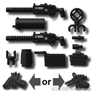LEGO® パーツ ブローニング 2連装重機関銃 M1922：[Black / ブラック] cp-sdt-m1922-026 