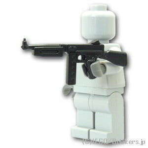 LEGO® パーツ サブマシンガン M1A1 トンプソン：[Black / ブラック] cp-sdt-m1a1-026 