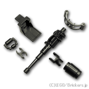 LEGO® パーツ ヘビーマシンガン M2：[Pearl Dark Black / パールダークブラック] cp-sdt-m2-pdb 