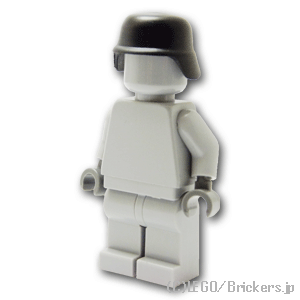 LEGO® パーツ アーミーヘルメット M35：[Black / ブラック] cp-sdt-m35-026 