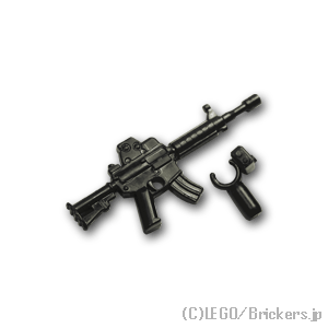 LEGO® パーツ アサルトライフル M4A1 R.I.S：[Black / ブラック] cp-sdt-m4a1ris-026 
