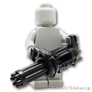 LEGO® パーツ ミニガン：[Black / ブラック] cp-sdt-mg-026 