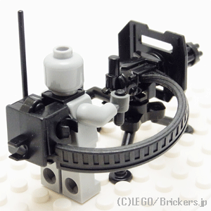 LEGO® パーツ ミニガンシステム：[Black / ブラック] cp-sdt-mgba35-026 