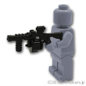 LEGO® カスタムパーツ グレネードランチャーMGL：[Black / ブラック] CP-SDT-MGL-026 