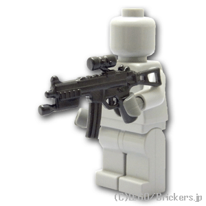 LEGO® パーツ サブマシンガン MP10：[Black / ブラック] cp-sdt-mp10-026 