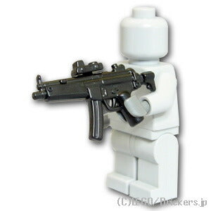 LEGO® パーツ サブマシンガン MP5A5 NAVY リフレックスサイト付き：[Black / ブラック] cp-sdt-mp5a5n-026 