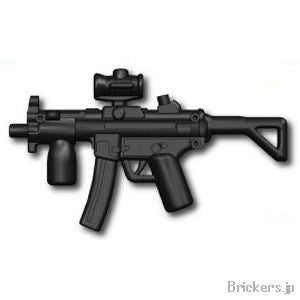 LEGO® パーツ サブマシンガン MP5PDW：[Black / ブラック] cp-sdt-mp5pdw-026 