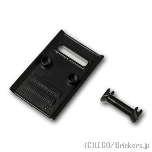 LEGO® パーツ ライオットシールド N4：[Black / ブラック] cp-sdt-n4-026 