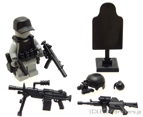 LEGO® パーツ ネイビーシールズセット：[Black / ブラック] cp-sdt-navy-026 