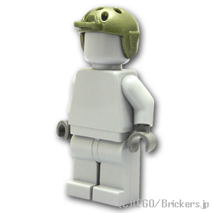 LEGO® パーツ アーミーヘルメット PT202：[Iron Green / アイアングリーン] cp-sdt-pt202-ig 