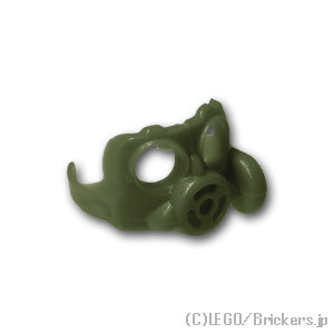 LEGO® パーツ ガスマスク S10SR：[Tank Green / タンクグリーン] cp-sdt-s10sr-tg 