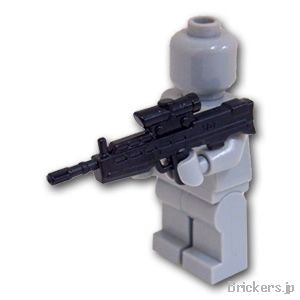 LEGO® パーツ アサルトライフル SA80：[Black / ブラック] cp-sdt-sa80-026 