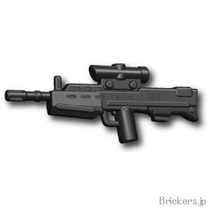 LEGO® パーツ アサルトライフル SA80：[Black / ブラック] cp-sdt-sa80-026 